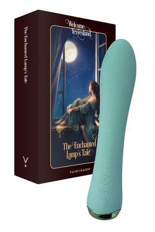 Вібратор з підігрівом FairyGasm WowGenie green, підігрів до 42 &deg;C SX0654 - онлайн-сексшоп Сквітер