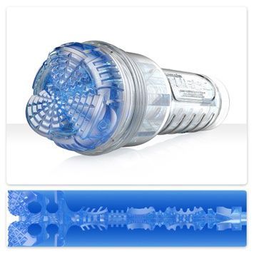 Мастурбатор Fleshlight Turbo Core Blue Ice, оральный секс (глубокое горло) SO6582 - онлайн-сексшоп Сквитер