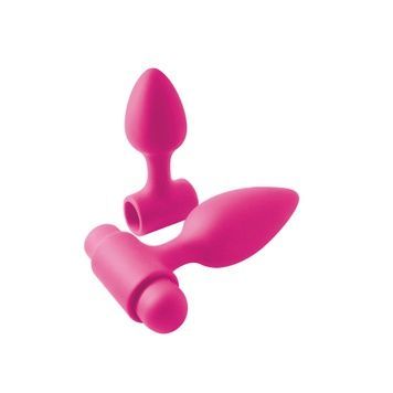 Анальна пробка з вібрацією NS Novelties INYA - Vibe-O-Spades -Pink SX4338 - онлайн-сексшоп Сквітер