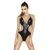 Боди монокини под латекс JEAN BODY black L/XL - Passion EL11901 - онлайн-сексшоп Сквитер