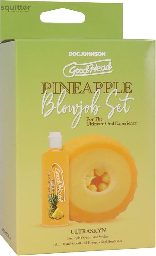 Набір для мінету Doc Johnson GoodHead Pineapple Blowjob Set SX4414 - онлайн-сексшоп Сквітер