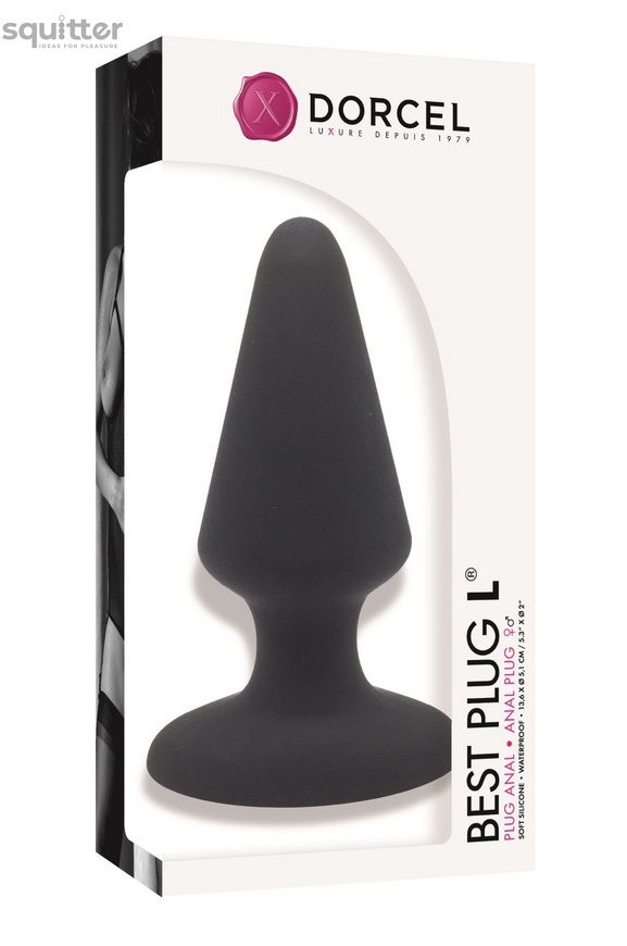 Анальная пробка Dorcel Best Plug L мягкий soft-touch силикон, макс. диаметр 5,1см SO2049 фото