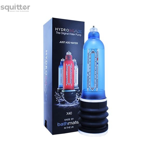 Гидропомпа Bathmate Hydromax 9 Blue (X40), для члена длиной от 18 до 23см, диаметр до 5,5см HM-40-AB фото