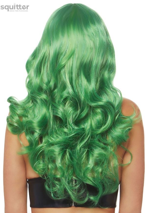 Хвиляста перука Leg Avenue Misfit Long Wavy Wig Green, довга, реалістичний вигляд, 61 см SO8009 - онлайн-сексшоп Сквітер