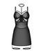 Бебі-долл Obsessive Arrowel Black chemise S/M SX2581,2 - інтернет-магазин інтимних товарів Squitter