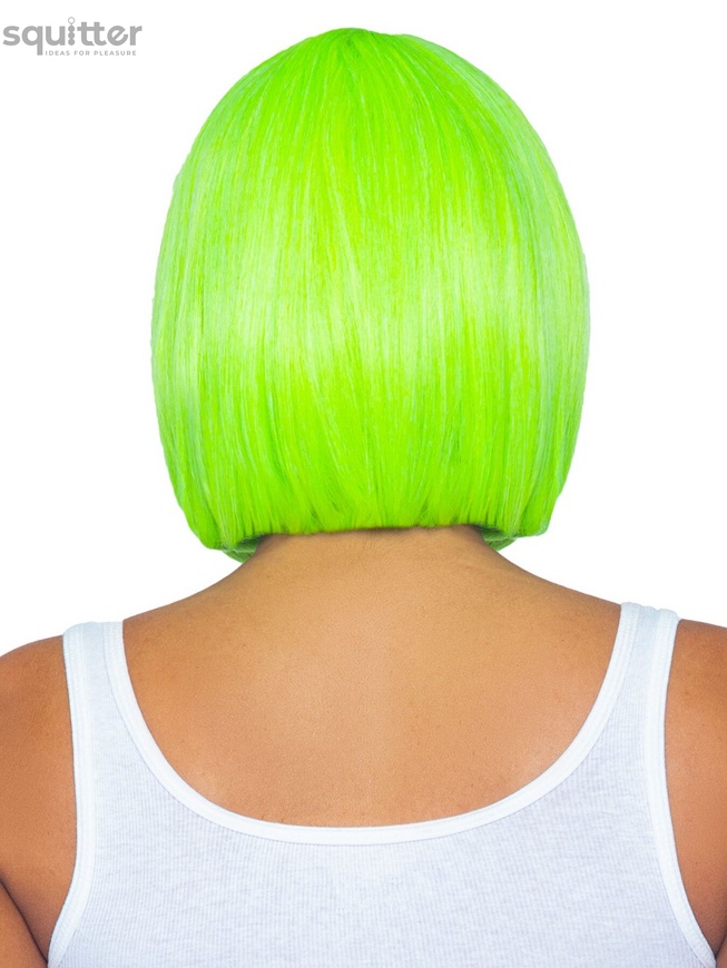 Leg Avenue 12" Neon short bob wig Neon Green SO8595 фото