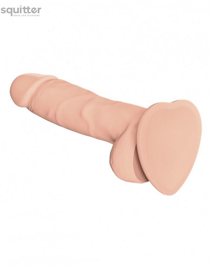 Реалістичний фалоімітатор Strap-On-Me SOFT REALISTIC DILDO Vanilla - Size M SO4521 фото