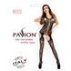 Бодістокінг Passion BS012 black, комбінезон, імітація панчіх і пояса PBS012B,5 - інтернет-магазин інтимних товарів Squitter