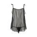 Сорочка прозора бебі дол Passion MELANIA CHEMISE S/M, black, трусики, на тонких бретелях EL16305,4 - інтернет-магазин інтимних товарів Squitter