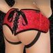 Труси для страпона Sportsheets - SizePlus Red Lace Satin Corsette, з корсетною утяжкою, ульракомфорт SO2177,2 - інтернет-магазин інтимних товарів Squitter