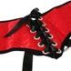 Труси для страпона Sportsheets - SizePlus Red Lace Satin Corsette, з корсетною утяжкою, ульракомфорт SO2177,5 - інтернет-магазин інтимних товарів Squitter