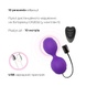 Вагинальные шарики с вибрацией Adrien Lastic Kegel Vibe Purple, диаметр 3,7см AD40753 фото 3