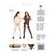 Бодістокінг Passion BS012 black, комбінезон, імітація панчіх і пояса PBS012B,6 - інтернет-магазин інтимних товарів Squitter