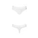 Трусики-бразилиана из хлопка Passion PS005 PANTIES white, size LSO4223,5 - интернет-магазин интимных товаров Squitter