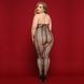 Сітчастий бодістокінг-халтер JSY &laquo;Сітки Арії&raquo; Plus Size, black, комбінезон, відкритий доступ SO8391,2 - інтернет-магазин інтимних товарів Squitter