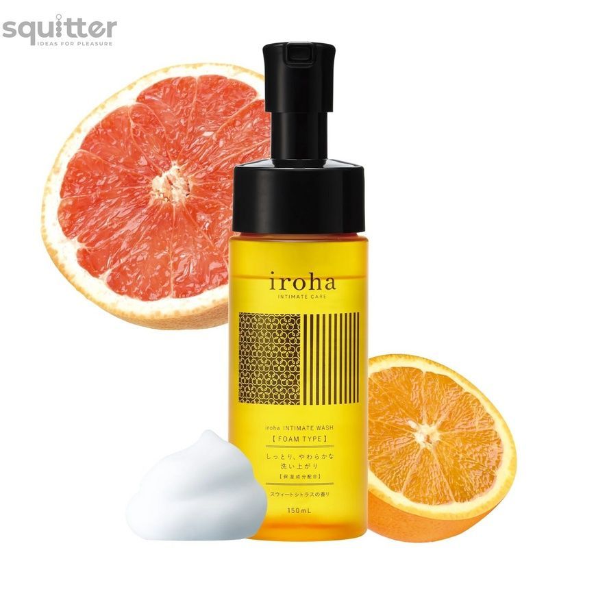 Піна для інтимного догляду Iroha Intimate Wash Foam Type Sweet Citrus 150 мл SX3494 - онлайн-сексшоп Сквітер