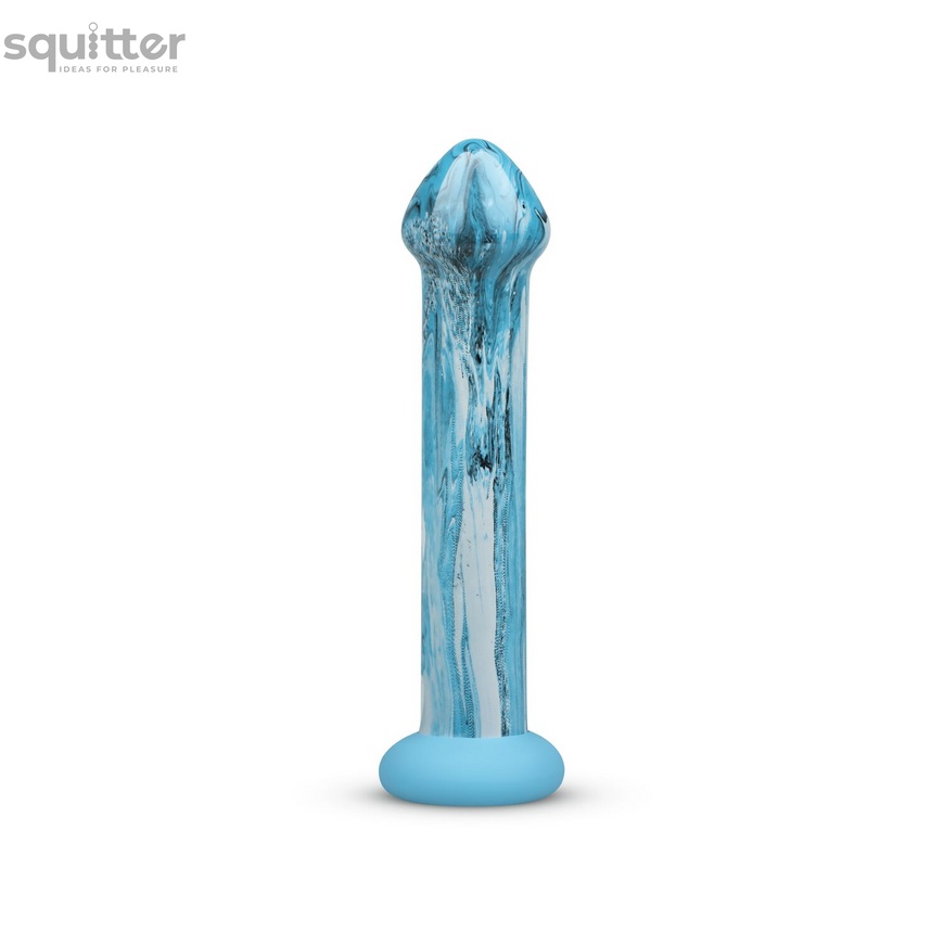 Скляний ділдо Gildo - Ocean Ripple Glass Dildo SO8893 фото