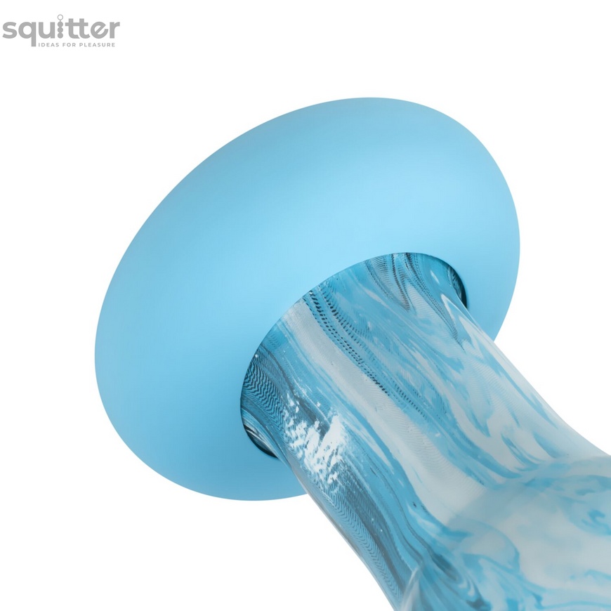 Скляний ділдо Gildo - Ocean Ripple Glass Dildo SO8893 фото