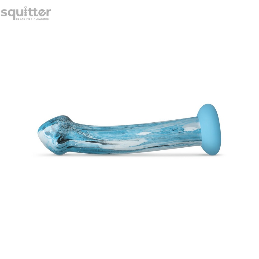 Скляний ділдо Gildo - Ocean Ripple Glass Dildo SO8893 фото