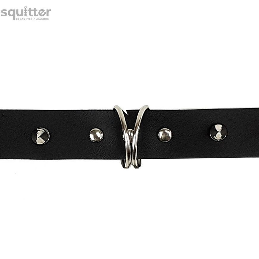 Нашийник з шипами та повідцем Art of Sex - Collar Spikes and Leash SO5154 - онлайн-сексшоп Сквітер