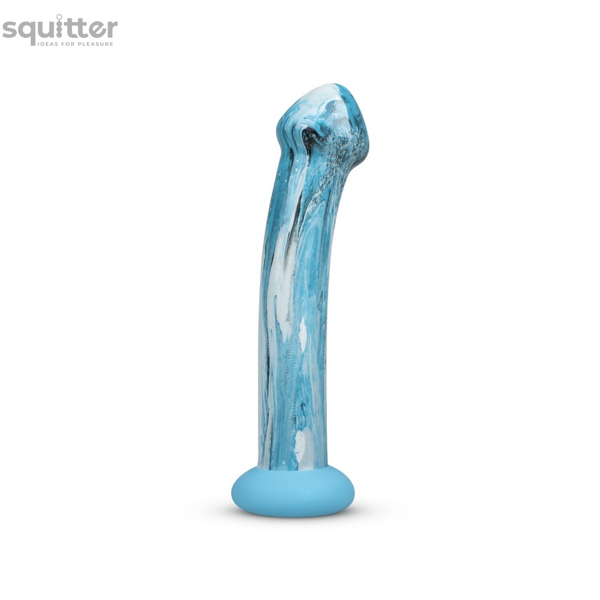 Скляний ділдо Gildo - Ocean Ripple Glass Dildo SO8893 фото