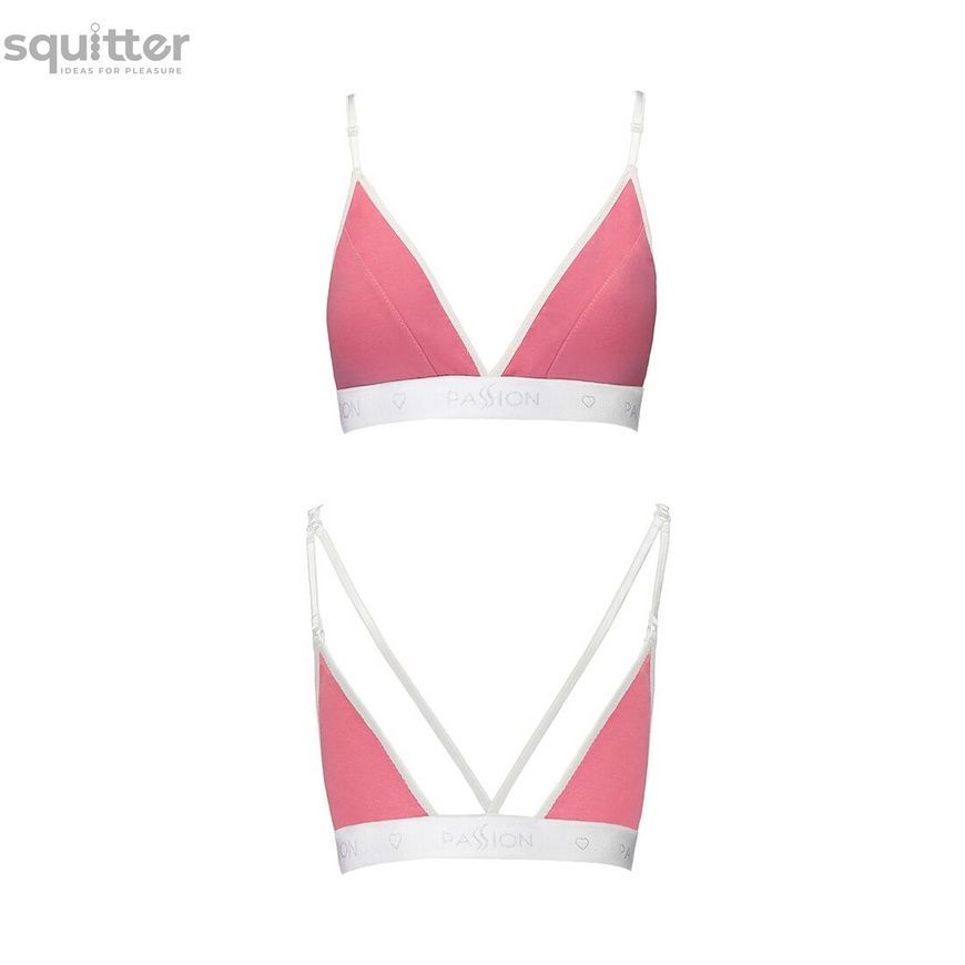 Спортивний топ з подвійними бретелями Passion PS007 TOP S, pink SO4273 - онлайн-сексшоп Сквітер