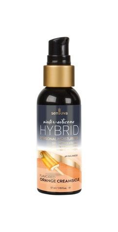 Смазка водно-силиконовая Sensuva Hybrid Orange Creamsicle (57мл) без сахара, можно для оральных ласк SO3243 - онлайн-сексшоп Сквитер