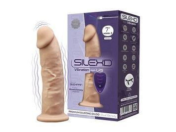 Фалоімітатор з вібрацією SilexD Henry Vibro Flesh (MODEL 2 size 7in) + LRS, діаметр 4,4 см SO8212 - онлайн-сексшоп Сквітер