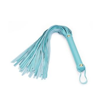 Флогер Liebe Seele Blue Lamb leather Flogger with Velvet Lining SX4846 - онлайн-сексшоп Сквітер