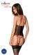Корсет с пажами PassionSATARA CORSET L/XL red, стринги, кружево, застежки спереди и сзадиSO8478,2 - интернет-магазин интимных товаров Squitter