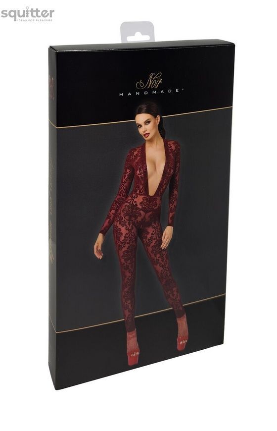 Бодістокінг Noir Handmade F382 Kink Royal Catsuit L SX4150 - онлайн-сексшоп Сквітер