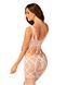 Сітчастий бодістокінг з імітацією топа та шортів Obsessive Bodystocking G330 XL/XXL, white, з доступом SO7696,2 - інтернет-магазин інтимних товарів Squitter