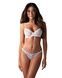 Комплект Obsessive Alissium 2-pcs set, XL/2XL, мереживо, ліф з м&rsquo;якою чашкою, трусики танга SX0605,1 - інтернет-магазин інтимних товарів Squitter
