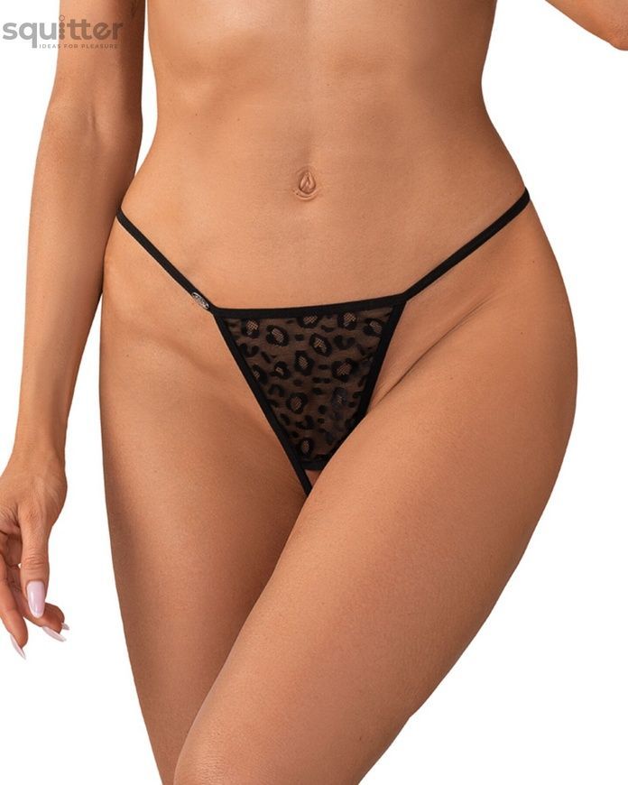 Набір трусиків з доступом Obsessive Bianca 2-pack crotchless thong S/M SX3555 - онлайн-сексшоп Сквітер