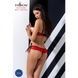 Комплект білизни Passion Exclusive CHERRY SET OpenBra S/M, red, відкритий ліф, трусики-спідничка PS25508,4 - інтернет-магазин інтимних товарів Squitter