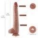 Фалоімітатор 11.8&Prime; з вібрацією для секс-машин Hismith Silicone Dildo with Vibe, KlicLok, пульт ДК SX4009,2 - інтернет-магазин інтимних товарів Squitter