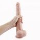 Фалоімітатор 11.8&Prime; з вібрацією для секс-машин Hismith Silicone Dildo with Vibe, KlicLok, пульт ДК SX4009,8 - інтернет-магазин інтимних товарів Squitter