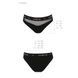 Трусики з прозорою вставкою Passion PS006 PANTIES M, black SO4232,6 - інтернет-магазин інтимних товарів Squitter