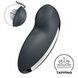 Вібростимулятор-пульсатор Satisfyer Tap & Climax 2 Grey, ефект постукування пальцем SX2184,1 - інтернет-магазин інтимних товарів Squitter