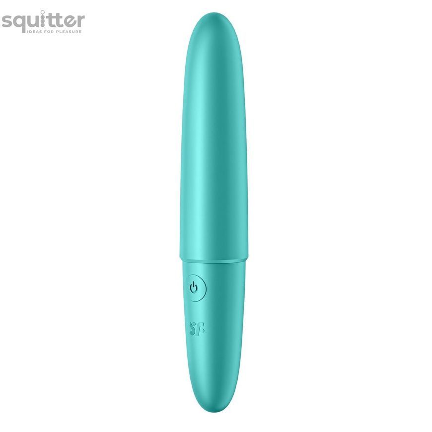 Минивибратор Satisfyer Ultra Power Bullet 6 Turquoise SO5434 - онлайн-сексшоп Сквитер
