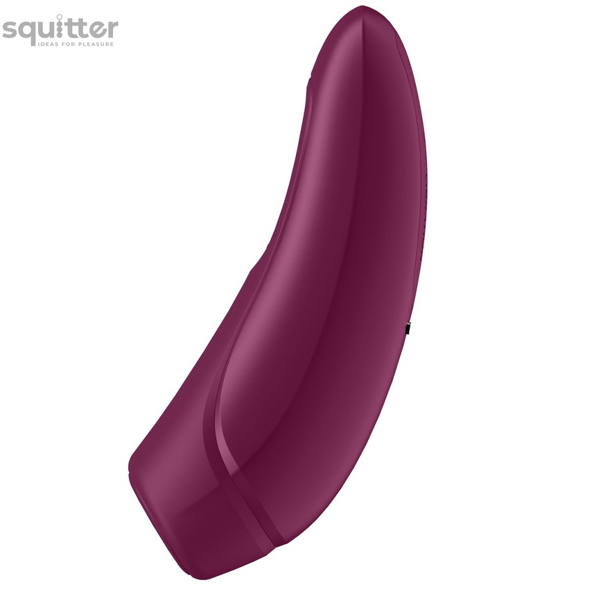 Вакуумний кліторальний стимулятор Satisfyer Curvy 1+ Rose Red SO3780 фото