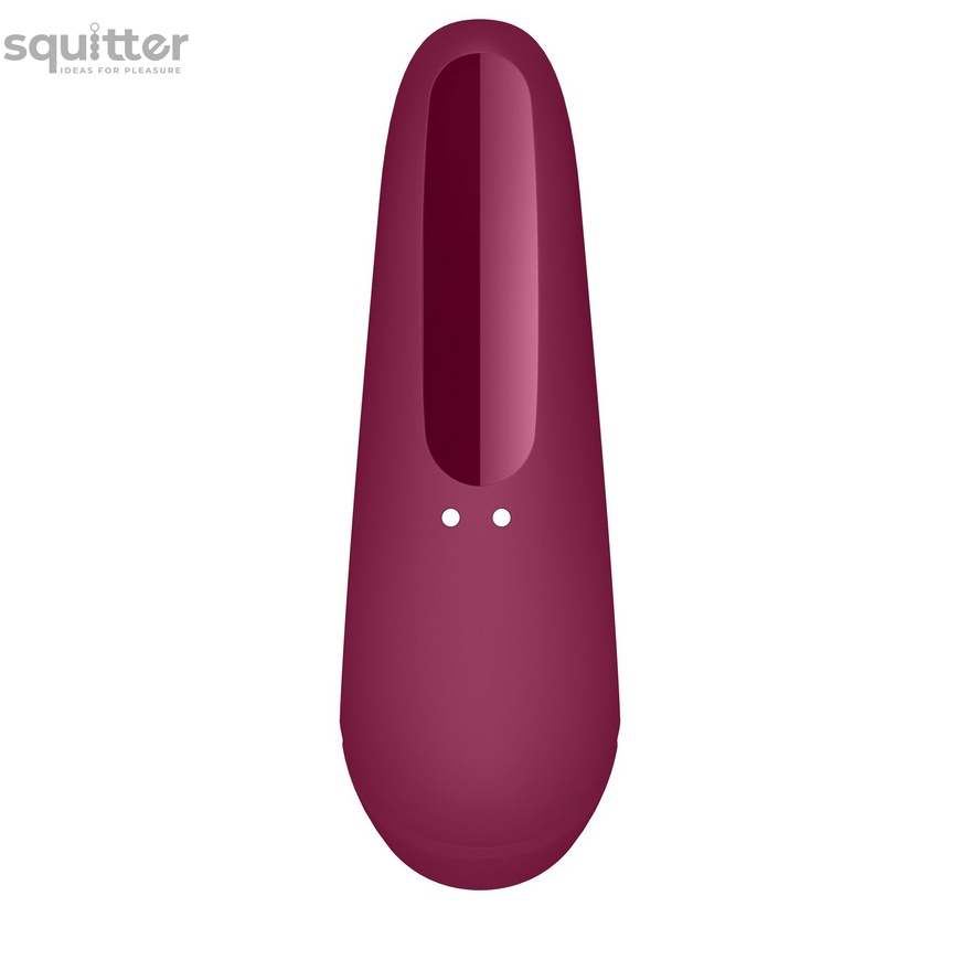 Вакуумний кліторальний стимулятор Satisfyer Curvy 1+ Rose Red SO3780 фото