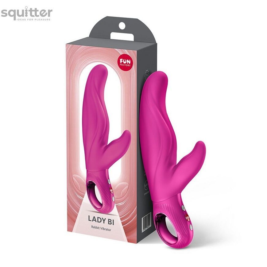 Вібратор-кролик для точки А Fun Factory LADY BI Magenta, 2 мотори, 12 режимів SX4245 - онлайн-сексшоп Сквітер