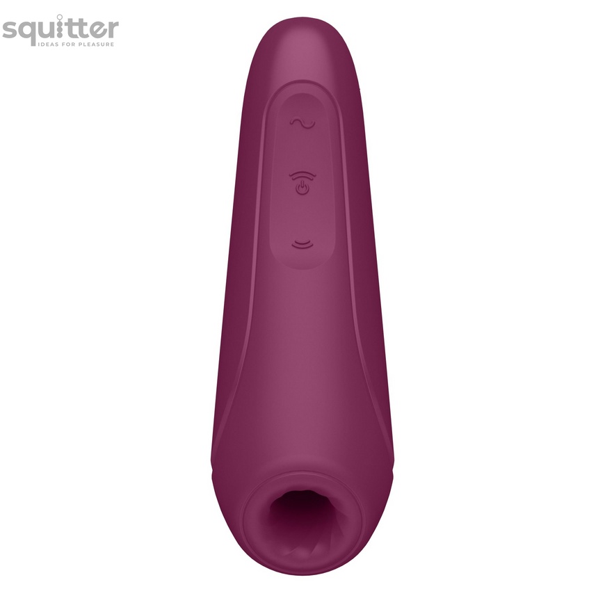 Вакуумний кліторальний стимулятор Satisfyer Curvy 1+ Rose Red SO3780 фото