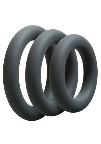 Набір ерекційних кілець Doc Johnson OptiMALE 3 C-Ring Set Thick SO4008 - онлайн-сексшоп Сквітер