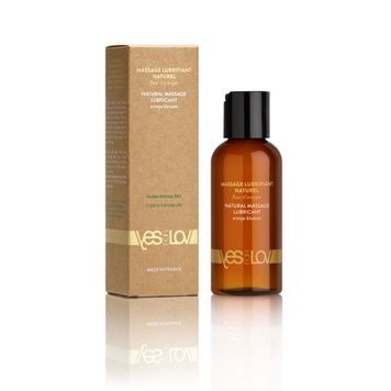 Масажна олія YESforLOV NATURAL MASSAGE LUBRICANT Orange blossom 100 мл, повністю натуральна SX4528 - онлайн-сексшоп Сквітер