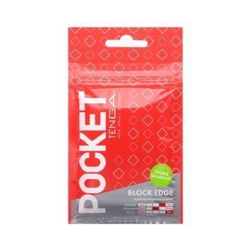 Мастурбатор TENGA Pocket Block Edge SO5596 - онлайн-сексшоп Сквітер