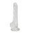 Прозорий фалоімітатор Alive Jelly Dildo Lusty, ТПЕ, присоска, діаметр 3,2см, довжина 18см SO5553 - онлайн-сексшоп Сквітер