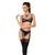 Комплект білизни Passion Exclusive GISELE SET L/XL, black, ліф, трусики з пажами PS24607 - онлайн-сексшоп Сквітер