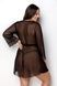 Пеньюар Passion AMBERLY PEIGNOIR 6XL/7XL, black, ажурні декольте та манжети, широкі рукави SO7054,2 - інтернет-магазин інтимних товарів Squitter